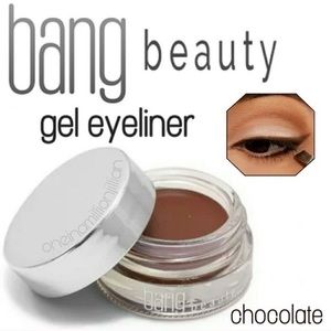 BANG BEAUTY Chocolate Dark Brown Liquid Eyeliner Gel Full Size Pot • NEW IN BOX